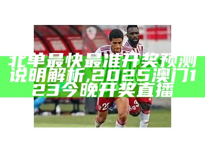 北单最快最准开奖预测说明解析 ,2025澳门123今晚开奖直播