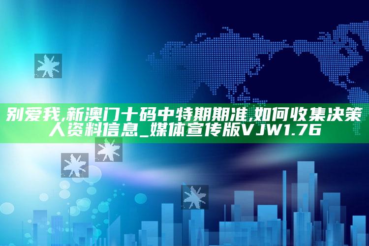 别爱我,新澳门十码中特期期准,如何收集决策人资料信息_媒体宣传版VJW1.76