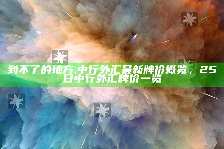 到不了的地方,中行外汇最新牌价概览，25日中行外汇牌价一览